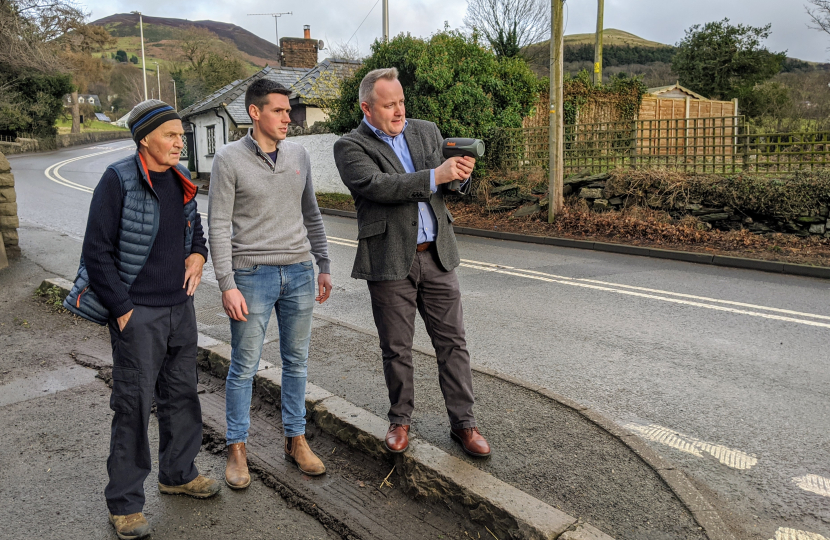 Flashing speed signs to be installed in Denbighshire village