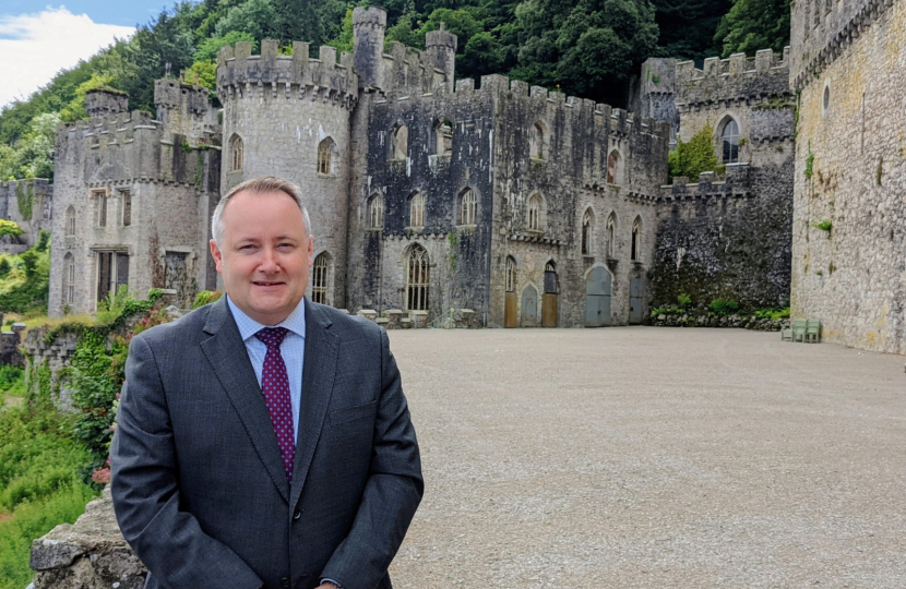 MS calls on Conwy Council to address Gwrych Castle road safety issues