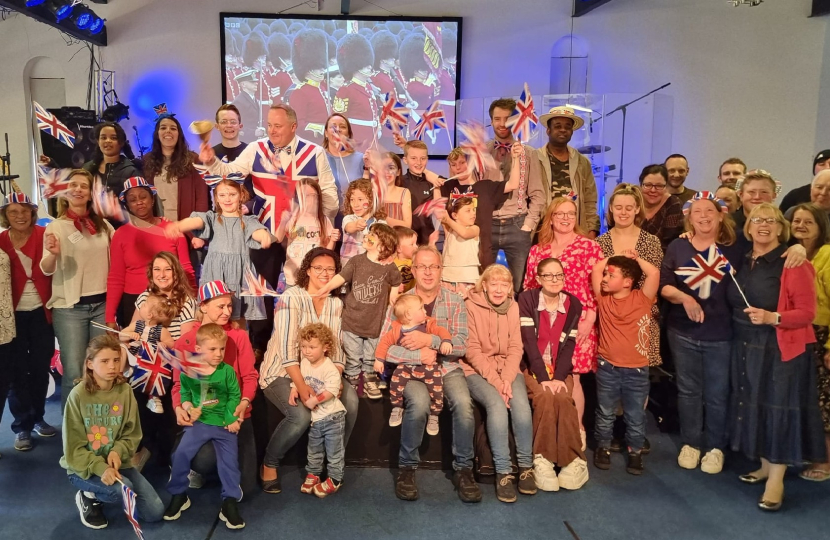 Towyn church hosts Coronation celebration