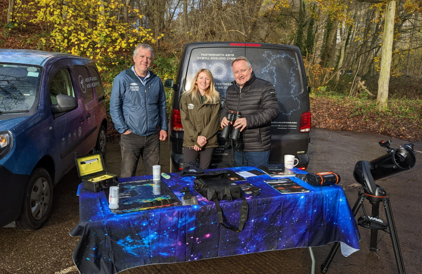 Dark skies of Clwydian Range enjoyed by MS