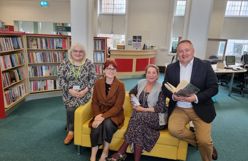 Colwyn Bay Library praised in Senedd in Libraries Week