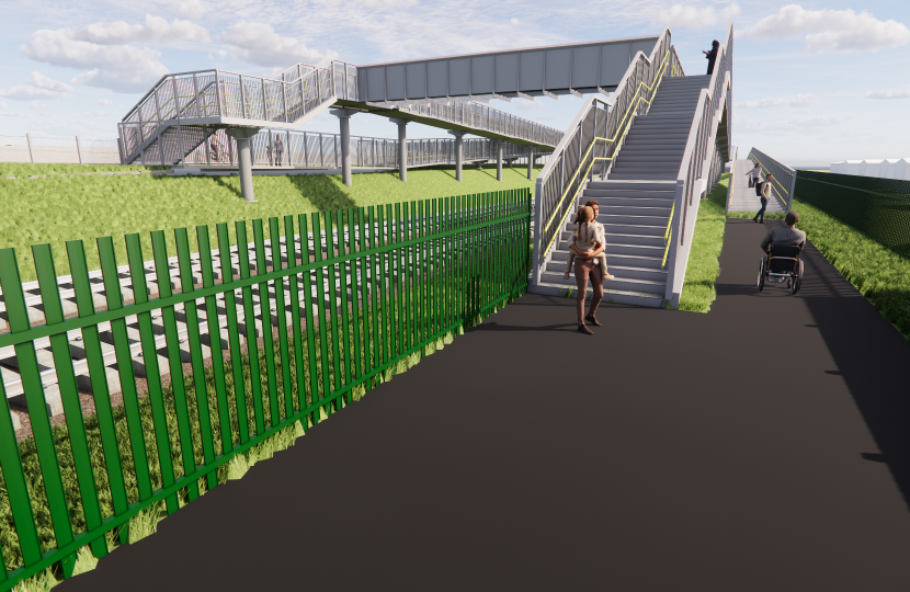 Residents and businesses invited to find out more about new footbridge 