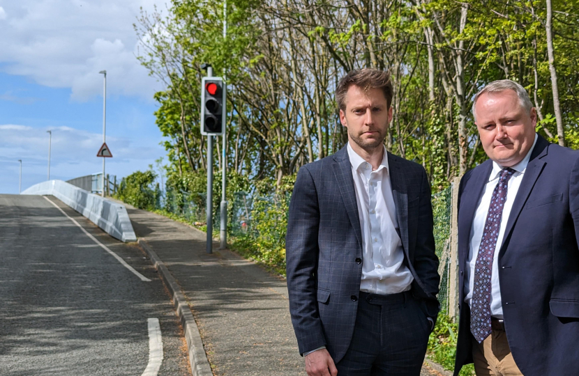 Minister provides update on structural repair works on two bridges over the A55