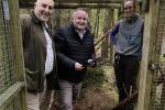 MS visits Denbighshire forest to monitor release of Red Squirrels