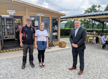 Thriving Denbighshire Caravan Park praised 