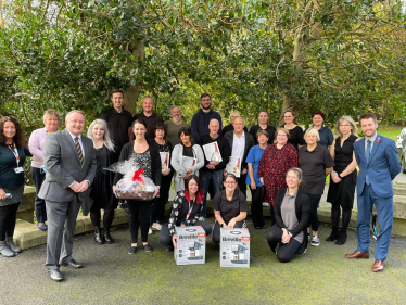 Senedd Members Visit Eithinog Care Home