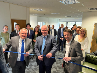 Ribbon cut at official opening of MS offices