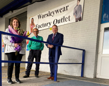 MSs open new Abergele clothing warehouse and shop